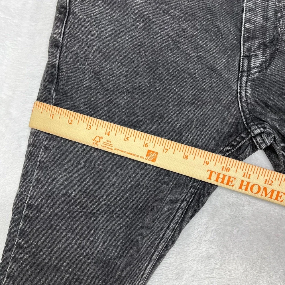 Levi's Skinny Jeans Mens Washed Black Denim Stretch Slim Classic Zip Fly - 31X29